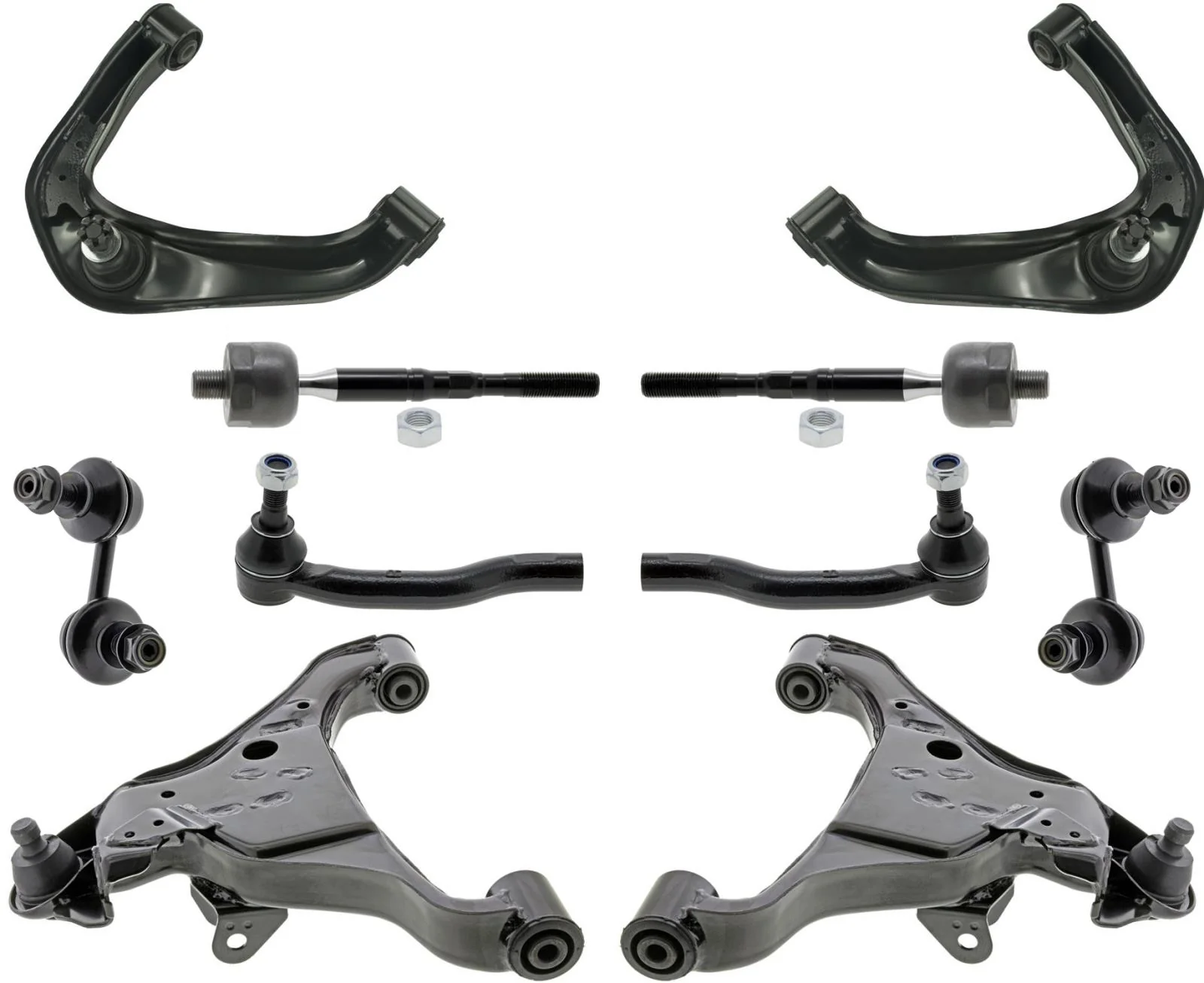 Mevotech Front Control Arms Tie Rods & Links For Nissan Frontier 2021 2024 2025
