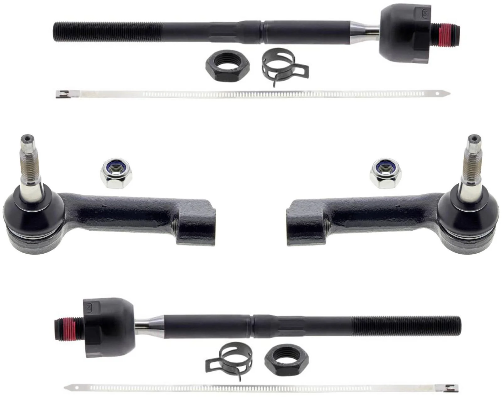 Mevotech Front Inner & Outer TIe Rods Assembly For Ford Expedition 2022-2023