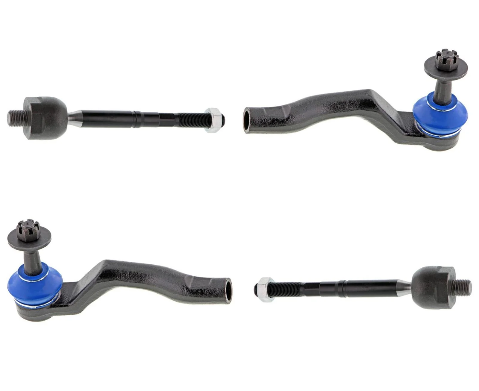 Mevotech Front Inner & Outer Tie Rods For Lexus LS460 2009-2017 All Wheel Drive