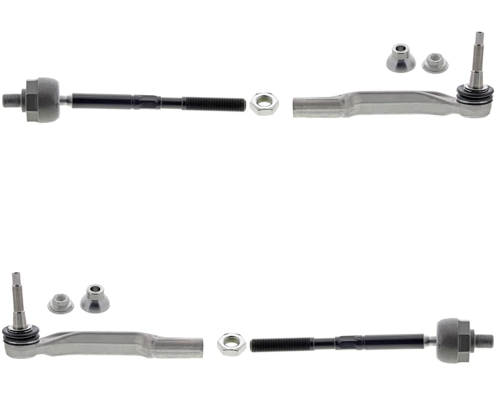 Mevotech Front Inner & Outer Tie Rods For Mercedes Benz A220 2019 2020 2021 22