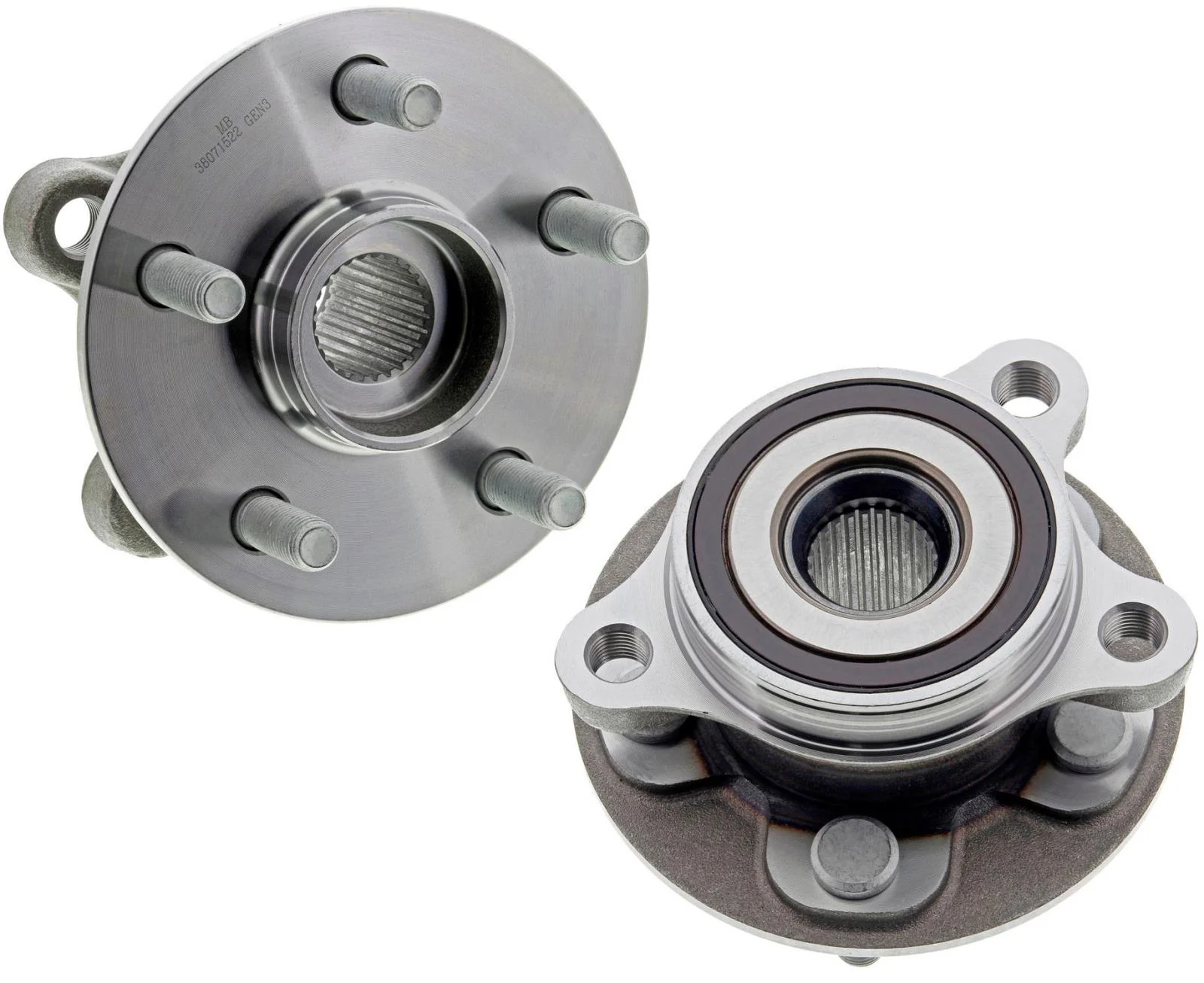 Mevotech Front Left & Right Wheel Hub Bearings For Toyota Corolla 2020-2023