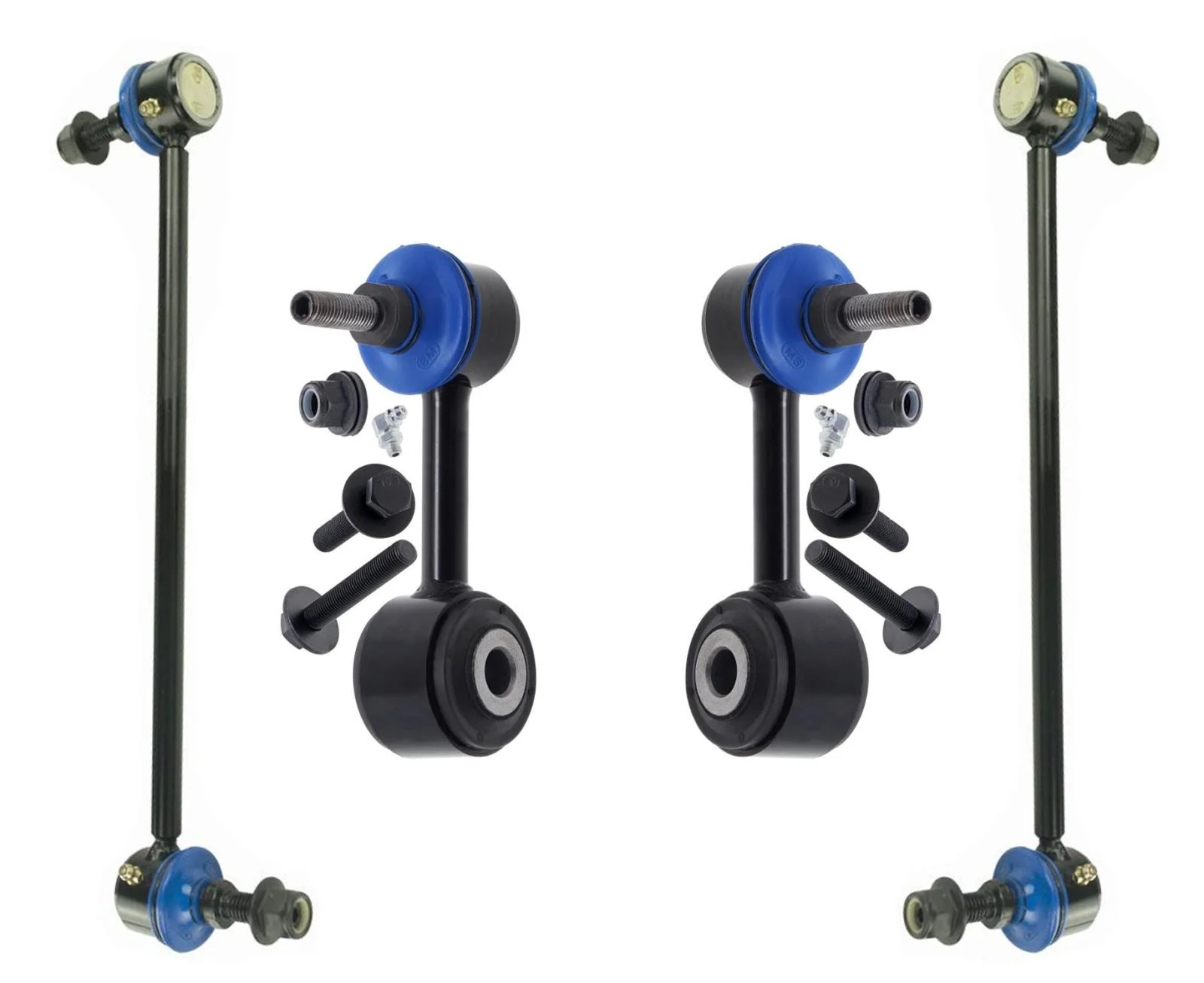 Mevotech Front & Rear Left & Right Sway Bar Links For Chrysler Pacifica 2020-23