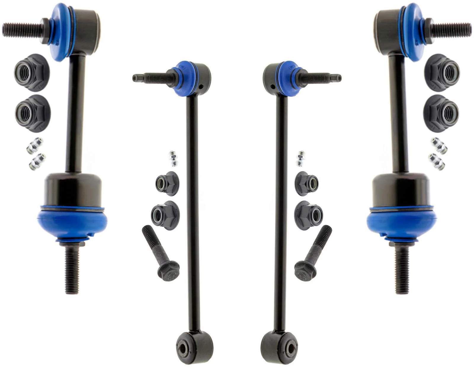Mevotech Front & Rear Sway Bar Links Assembly For Ram 1500 2019 2020 2023 2024