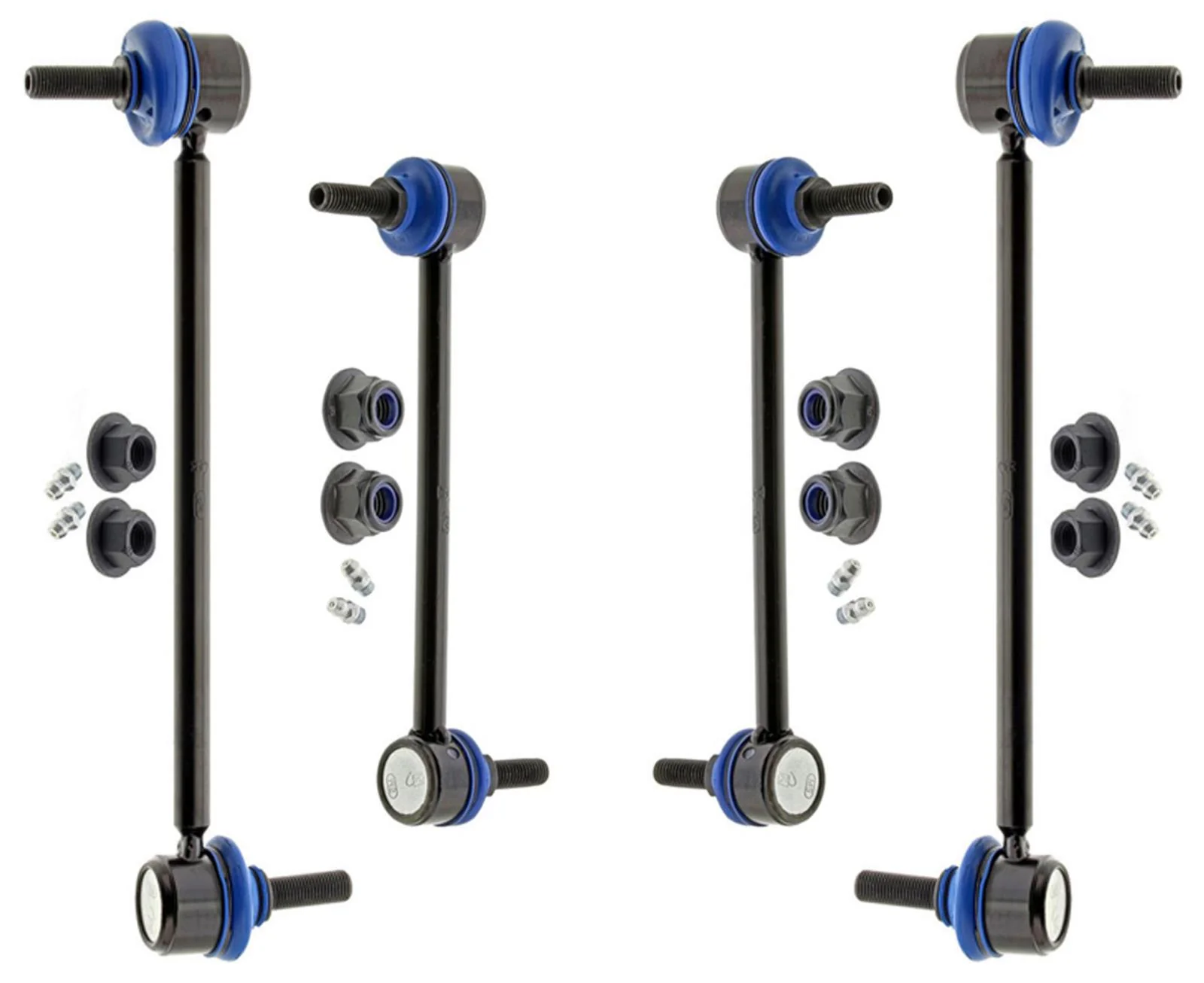 Mevotech Front & Rear Sway Bar Links For Jeep Compass 2017-21 Front Wheel Drive