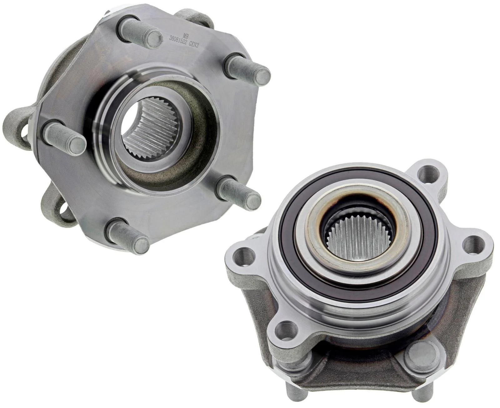 Mevotech Front Wheel Bearings & Hub Assembly For Nissan Altima 2019-2023