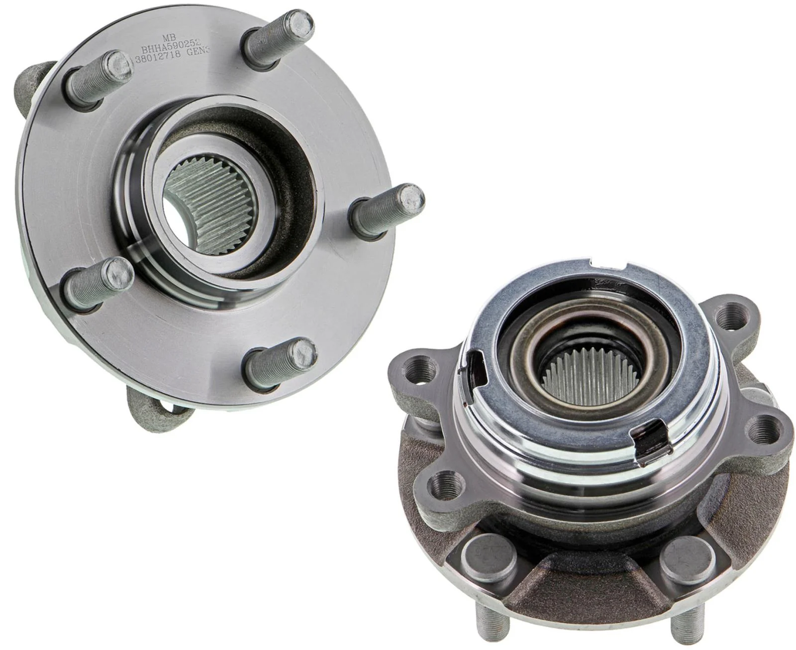 Mevotech Front Wheel Bearings & Hub Assembly For Nissan Maxima 2009-2023