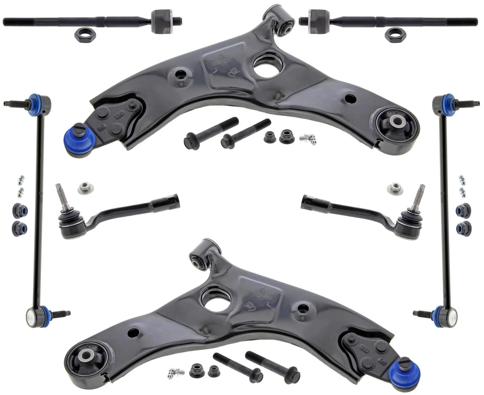 MEVOTECH Lower Control Arms Tie Rods & Links For Palisade 20-23 Frnt Whel Drive