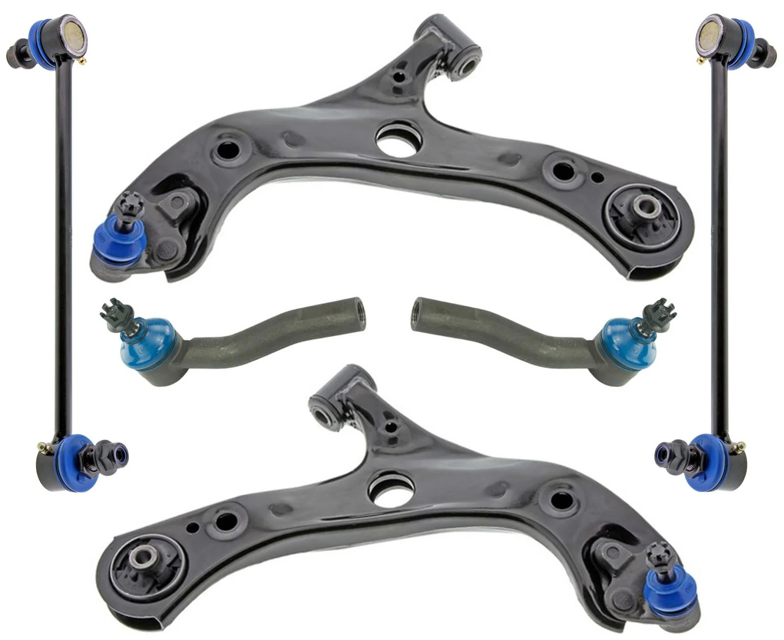 Mevotech Lower Control Arms Tie Rods & Links For Toyota Corolla 2.0L 2020-2024