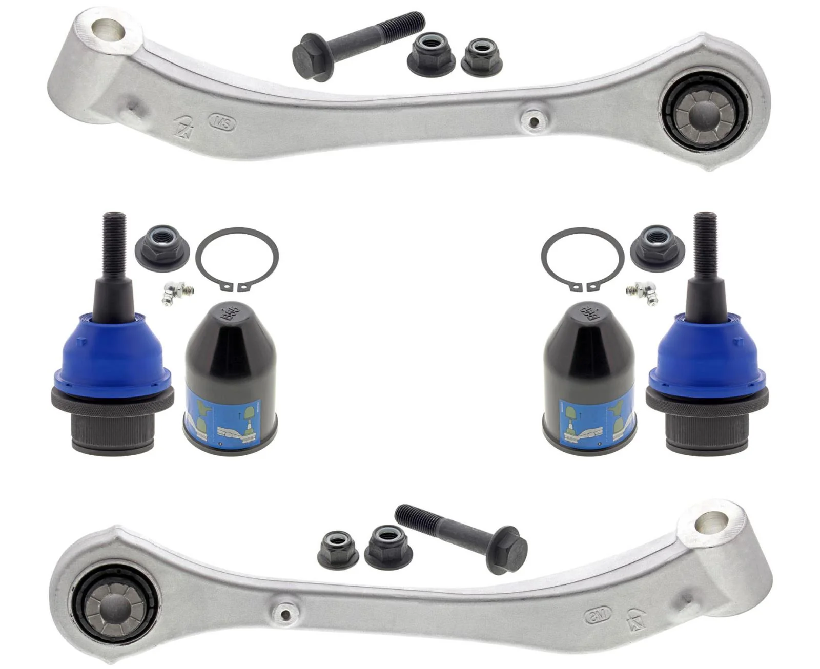 Mevotech Lower Rearward Control Arms & Ball Joints For Ford Explorer 2020-2024