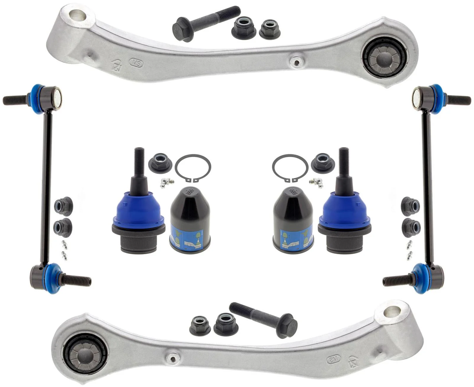 Mevotech Lower Rearward Control Arms Ball Joints & Links For Explorer 2020-2024
