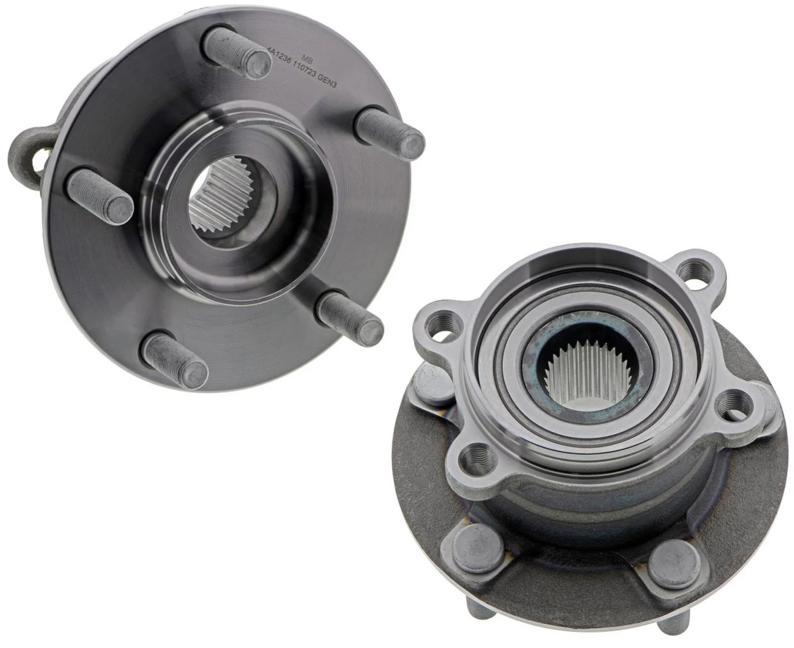 Mevotech Rear Left & Right Wheel Hub Bearings For Mazda CX-9 2016-2023 AWD