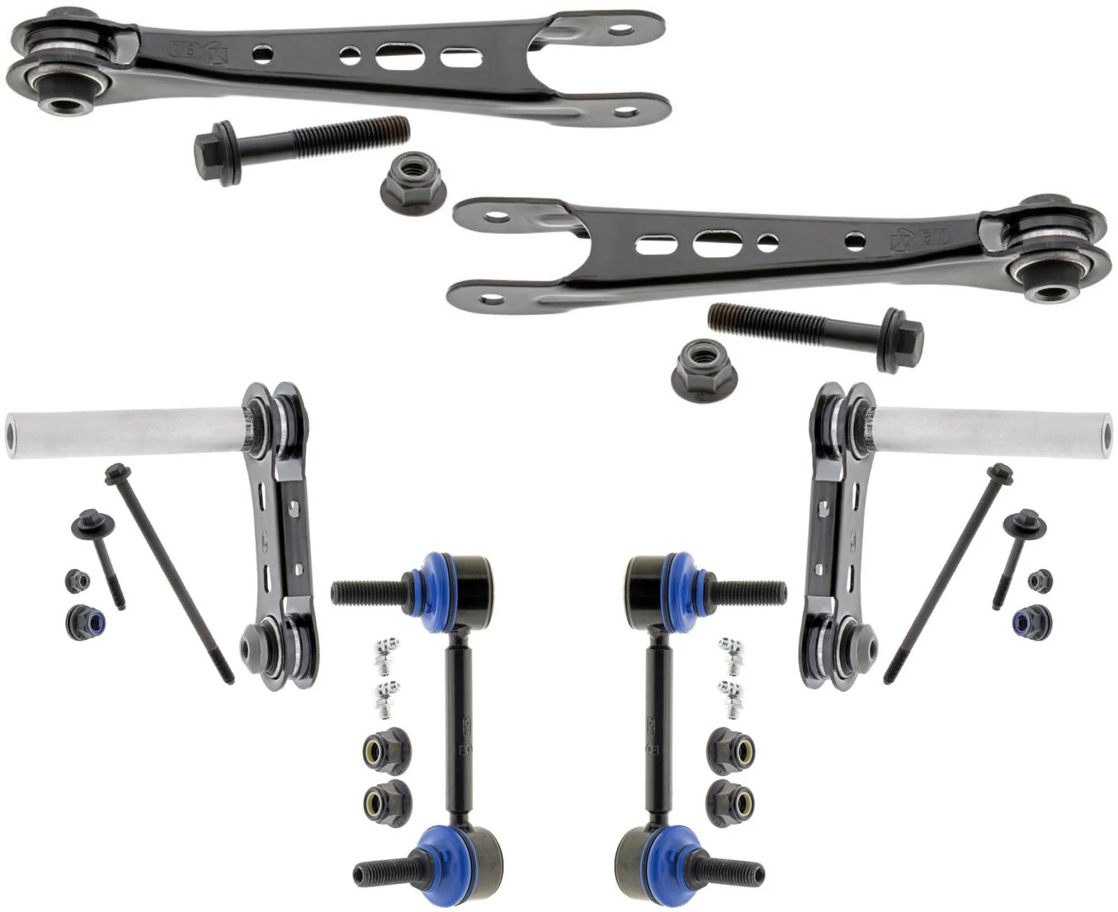 Mevotech Rear Lower Control Arms & Links Assembly For Ford Explorer 2020-2022
