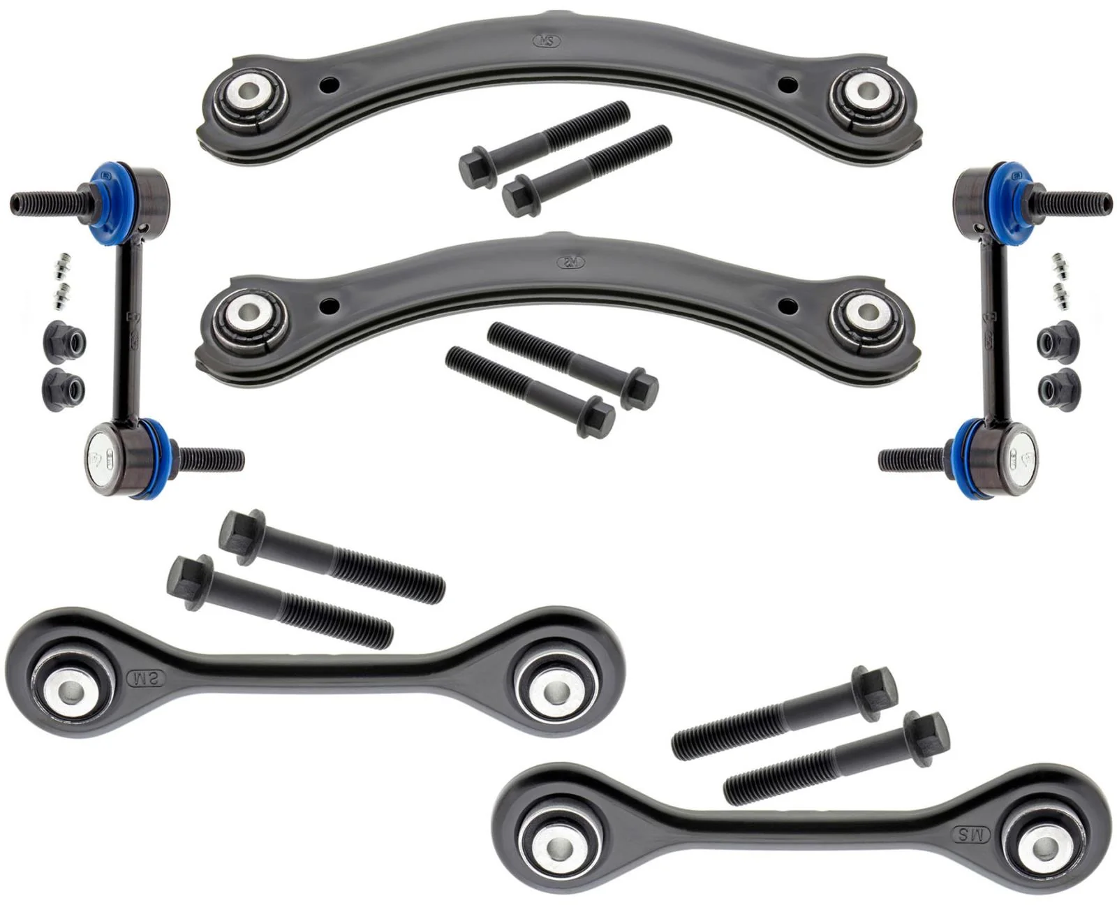 Mevotech Rear Lower Forward & Upper Control Arms & Links For Ford Escape 20-2024