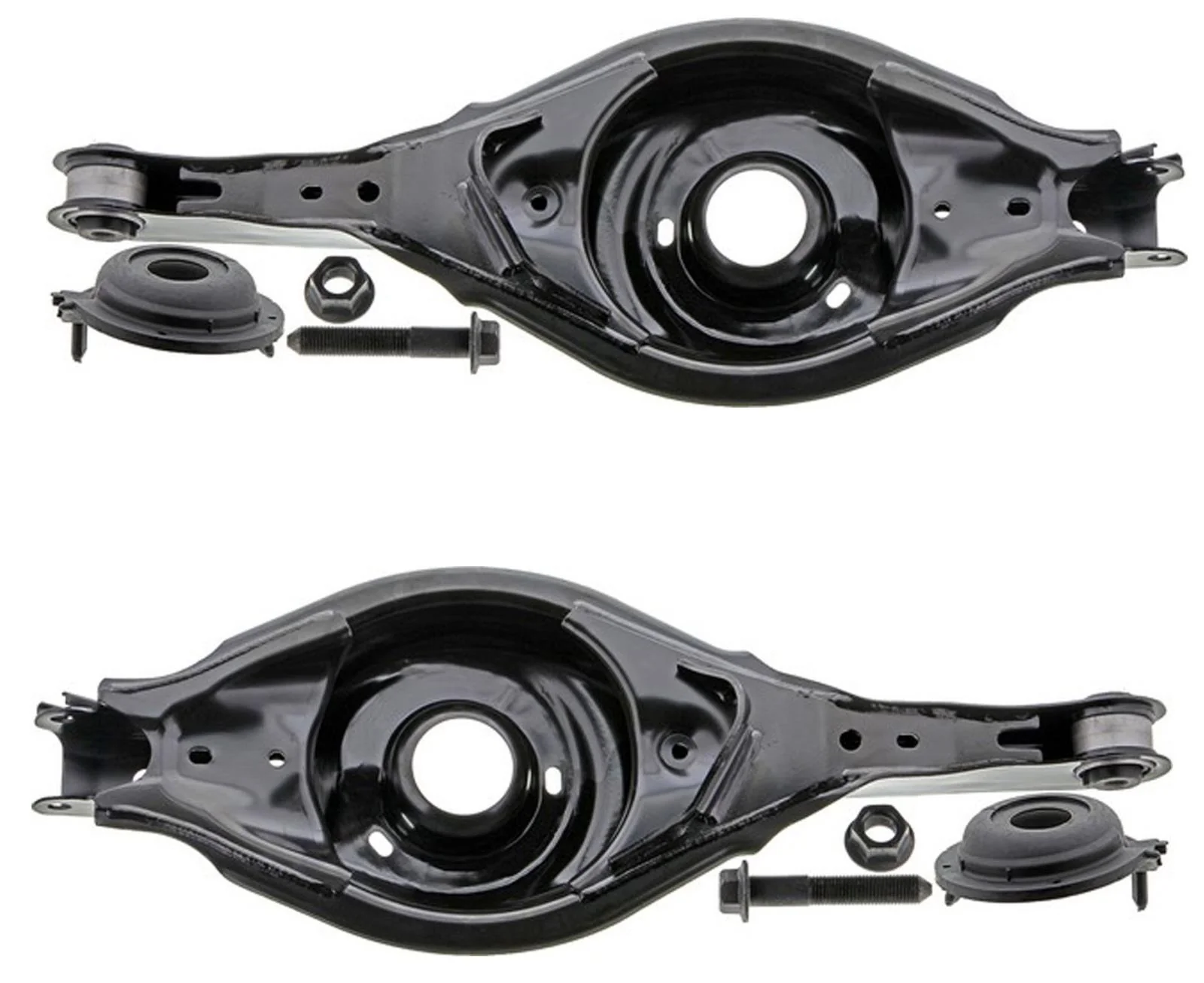 Mevotech Rear Lower Rearward Control Arms W/ Bushings For Mazda 3 2014-2018