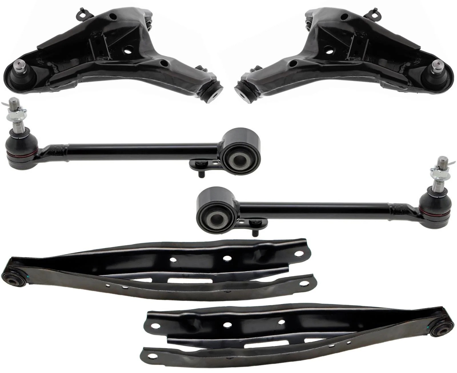 Mevotech Rear Lower & Upper Control Arms W/ Ball Joints For WRX STI 2015-2017