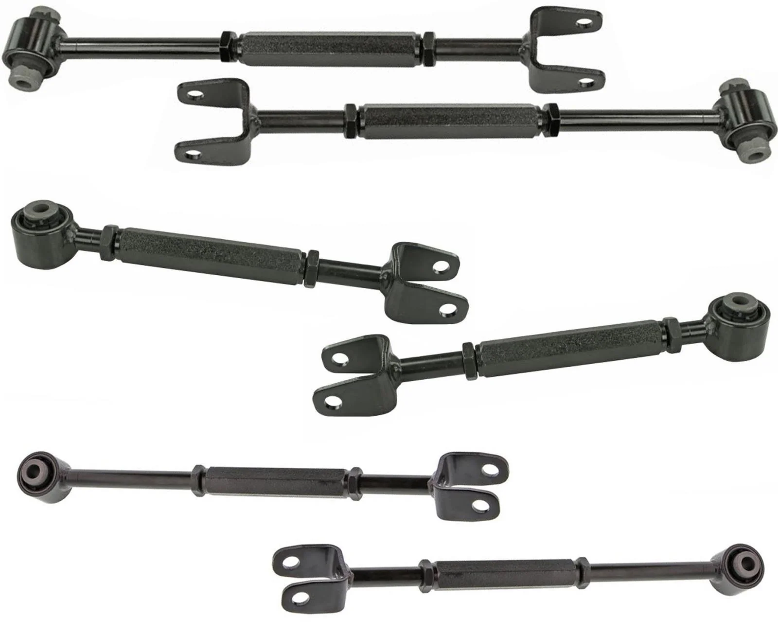 Mevotech Rear Upper & Lower Adjustable Control Arms For Infiniti Q70 2014-2017