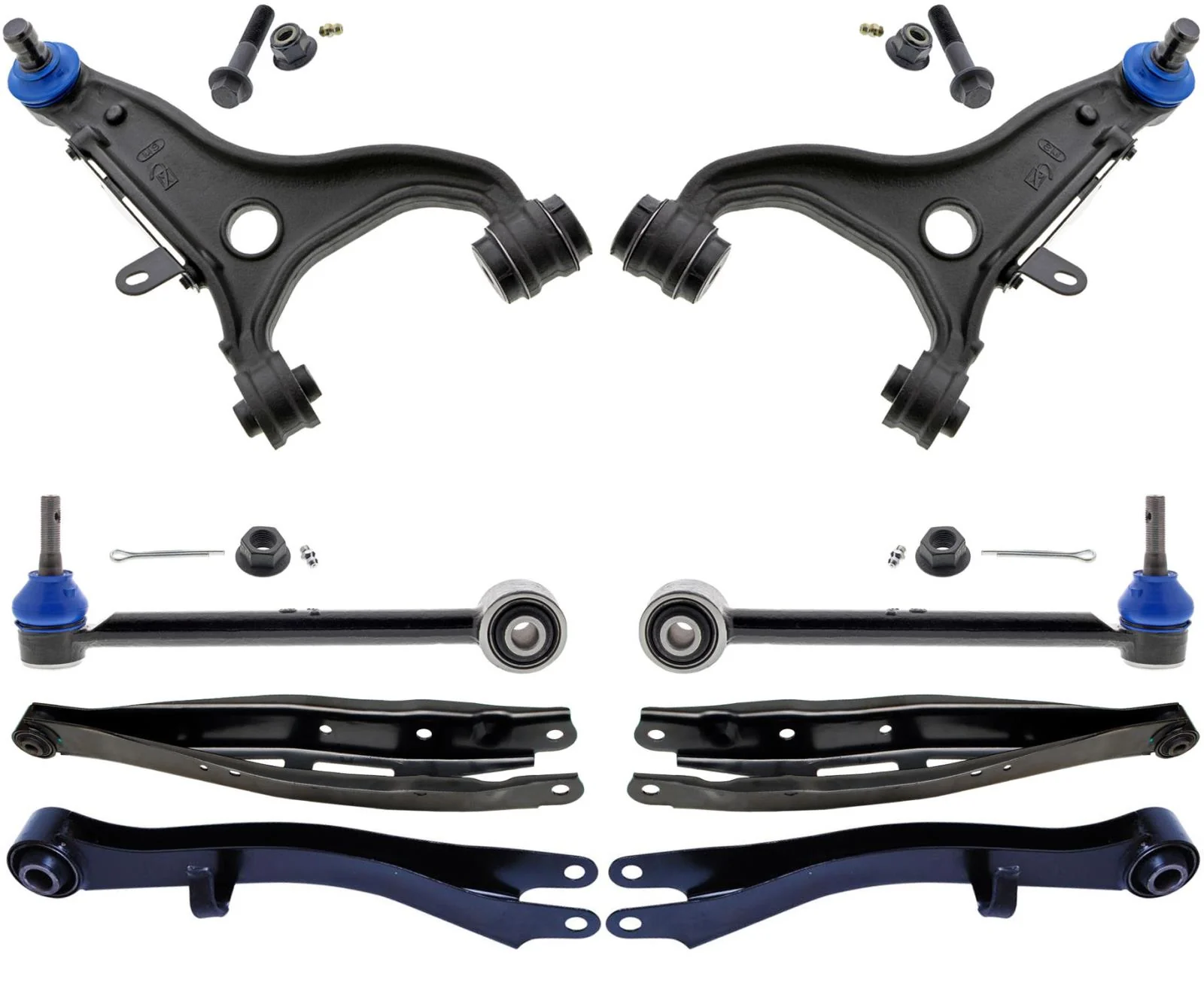 Mevotech Rear Upper & Lower Control Arms For Subaru Forester 2009-2013