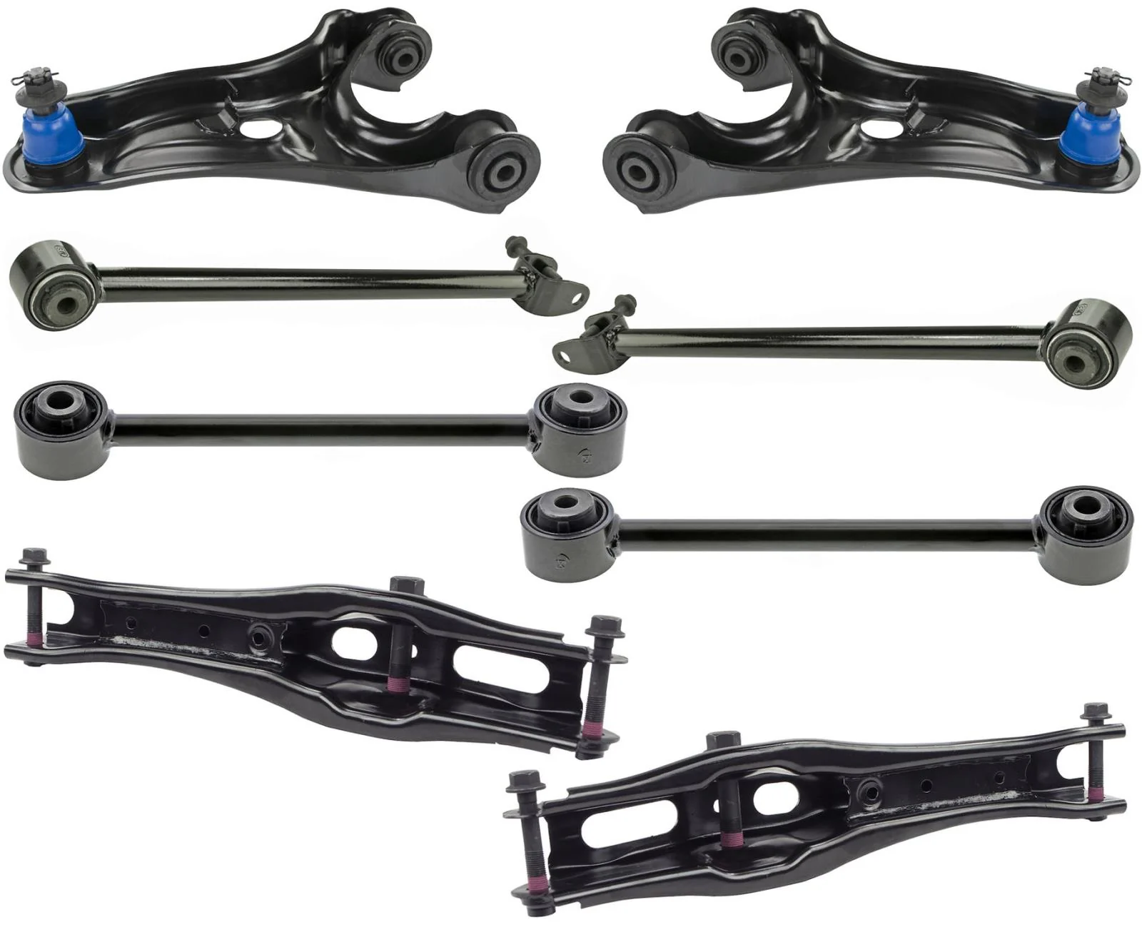 Mevotech Rear Upper & Lower Control Arms W/ Ball Joints For Honda Pilot 16-2023