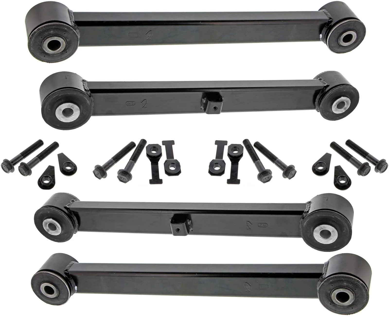 Mevotech Rear Upper & Lower Control Arms W/ Bushings For Ram 2500 2014-2023