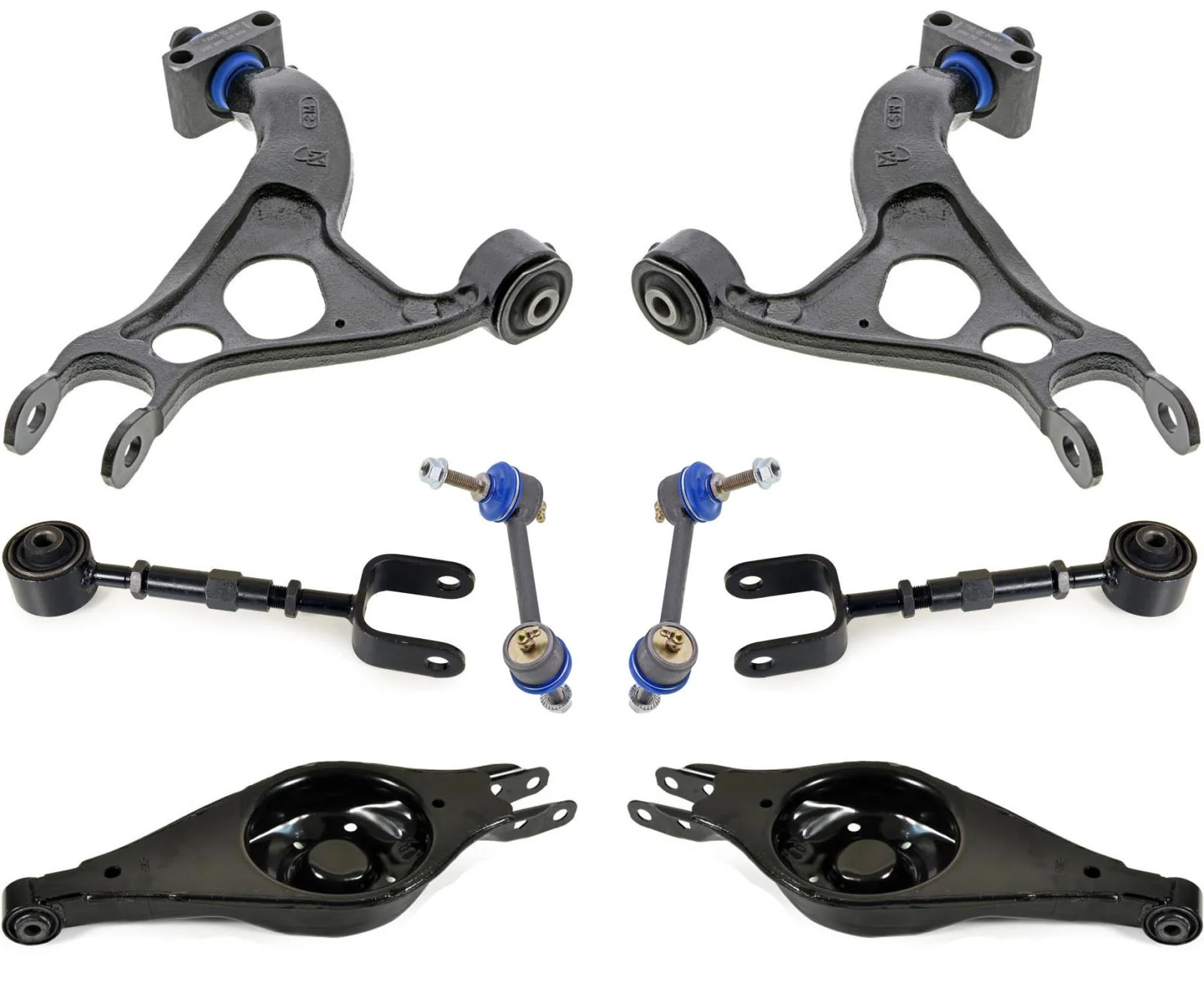 Mevotech Rear Upper Lower Lateral Control Arms & Links For Ford Explorer 11-19