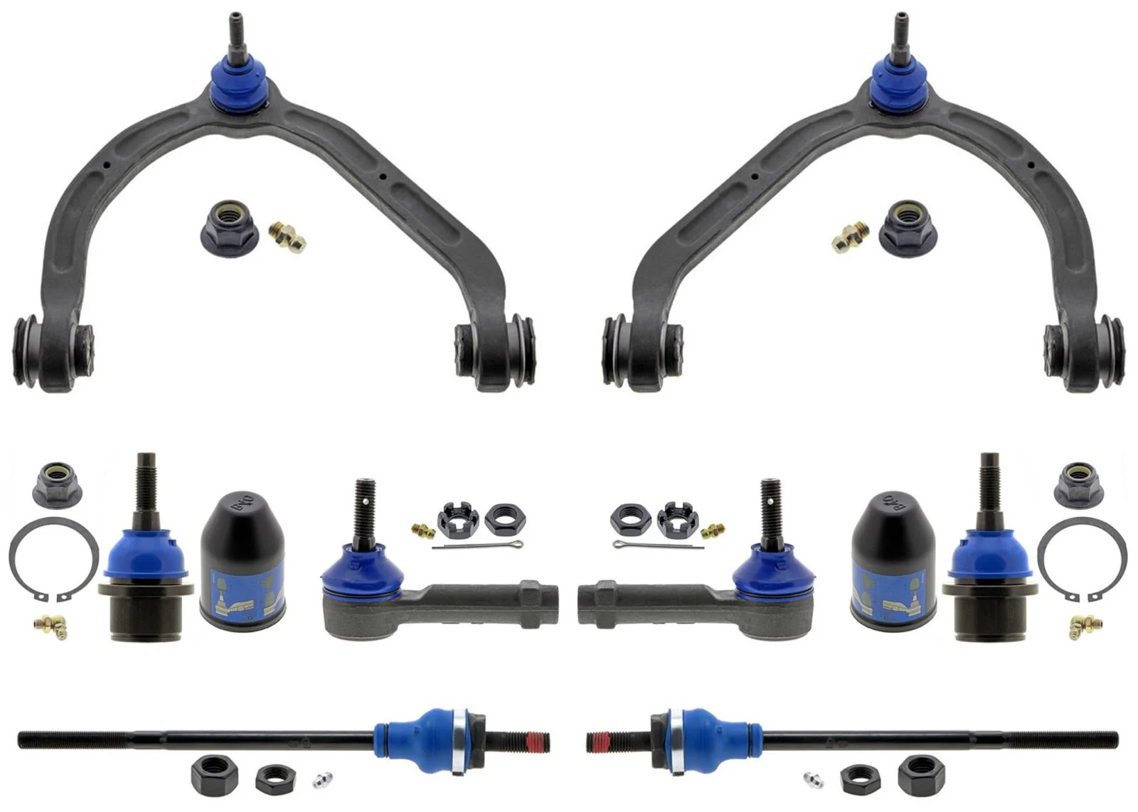 Mevotech Upper Control Arms H/D Greaseable for GM Express Van 3500 2003-2025