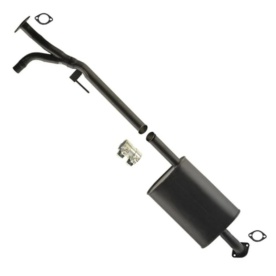 Exhaust Y Pipe Middle Muffler Exhaust Fits for 2004 2005 2006 for Nissan Titan