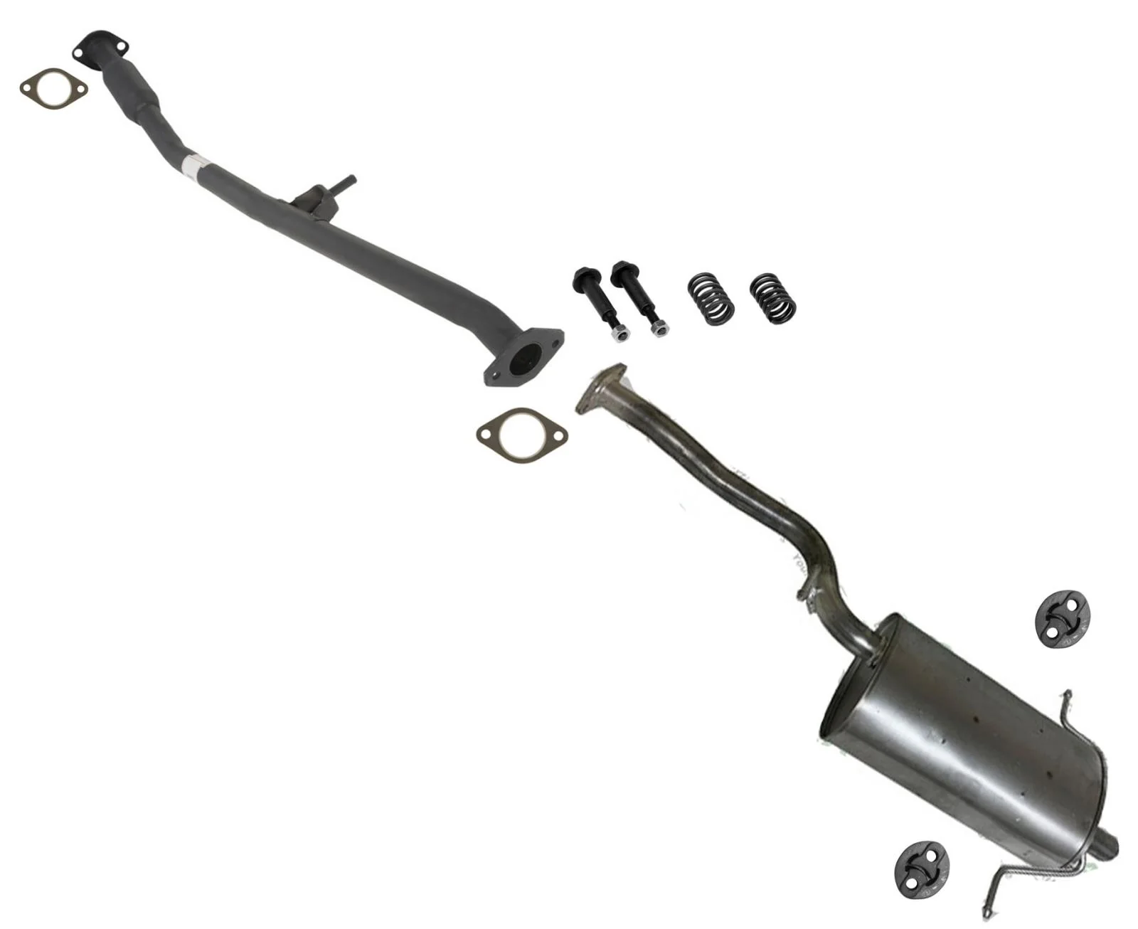 Resonator Pipe Rear Muffler Exhaust System for Subaru Forester 1999 2000 2001