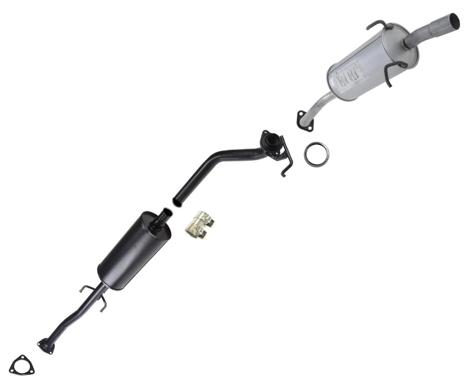 Middle Resonator Pipe & Muffler For Honda CR-V 2010-2011 USA / MEXICO BUILT - Image 7