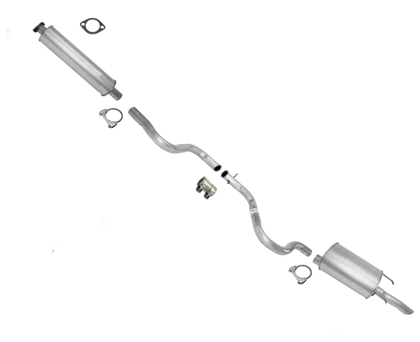 Muffler Exhaust Pipe System Cat Back 2000-2002 Chevrolet Chevy Impala 3.4L 3.8L