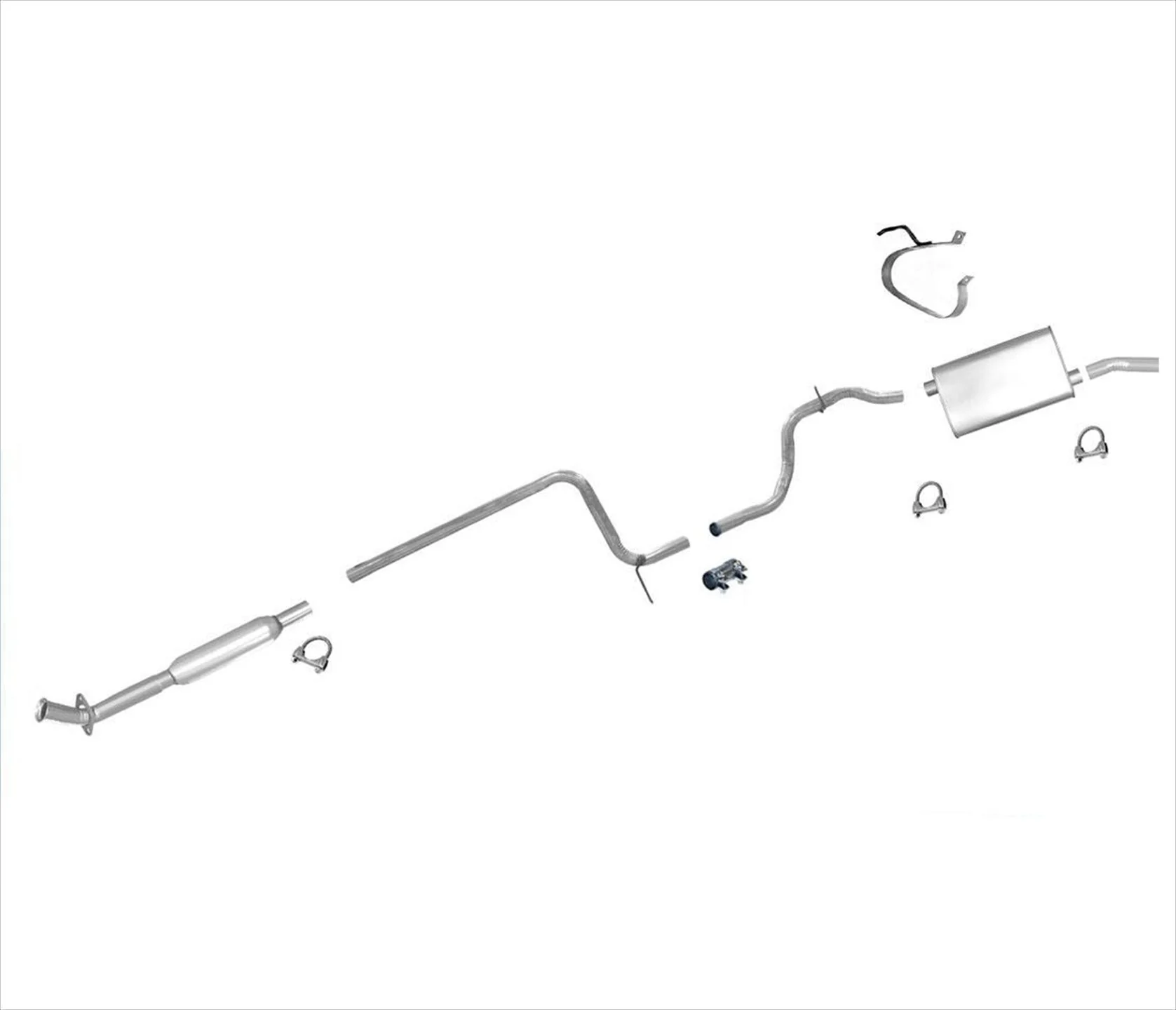 Muffler Exhaust Pipe System for Ford Taurus 3.0L 2 & 4 Door 1993