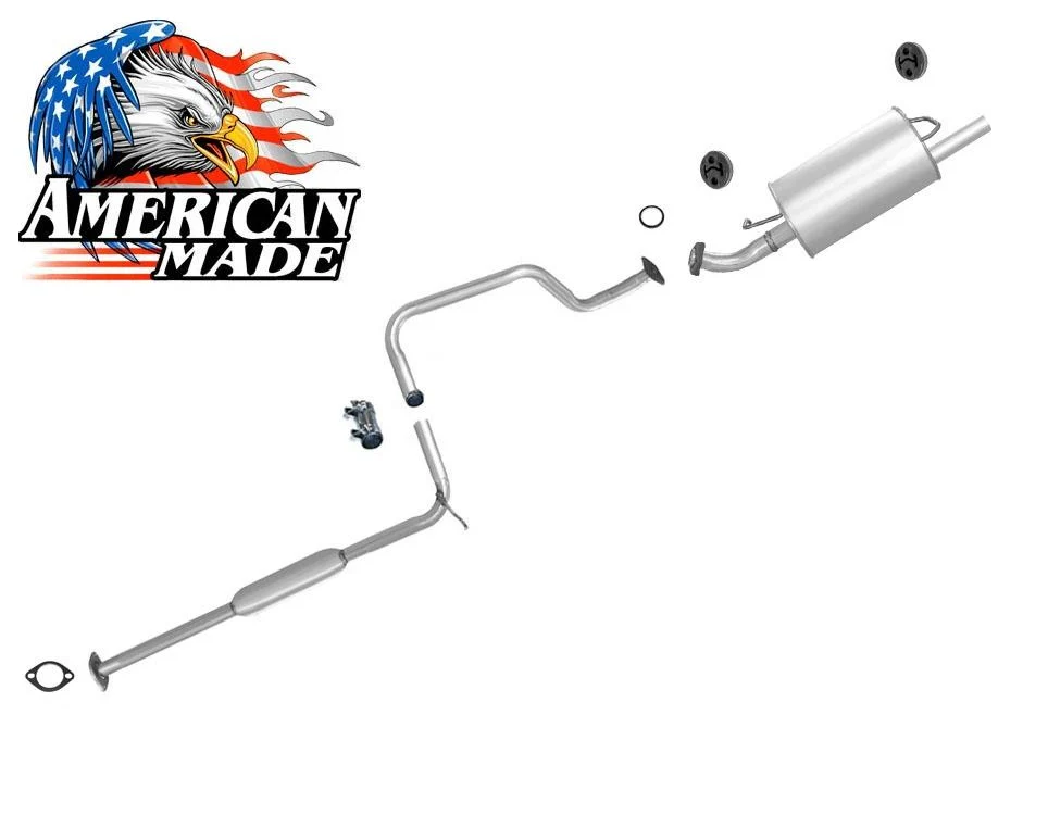 Muffler Exhaust Pipe System for Nissan 200SX 1.6L With Federal Emissions 97-98
