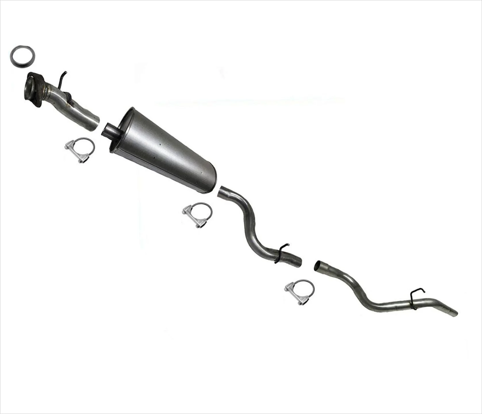 for Ford Explorer 2002 2003 2004 2005 4.0L 4.6 Muffler Tail Pipe Exhaust System