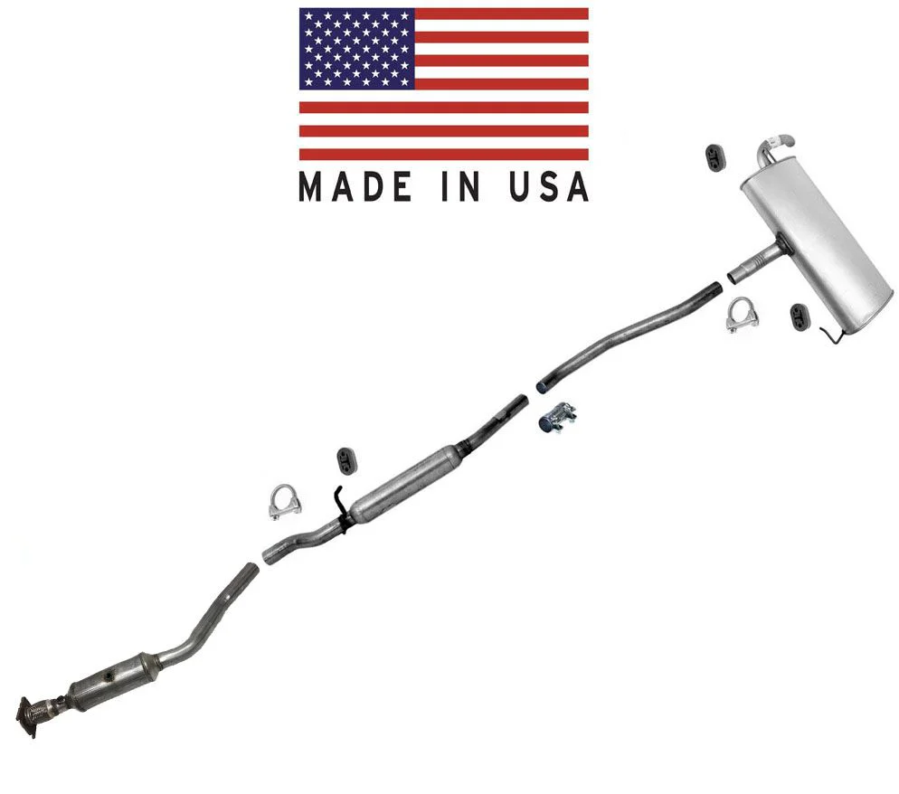 Catalytic Converter Resonator Muffler for 07-11 for Jeep Patriot Front Wheel Dr