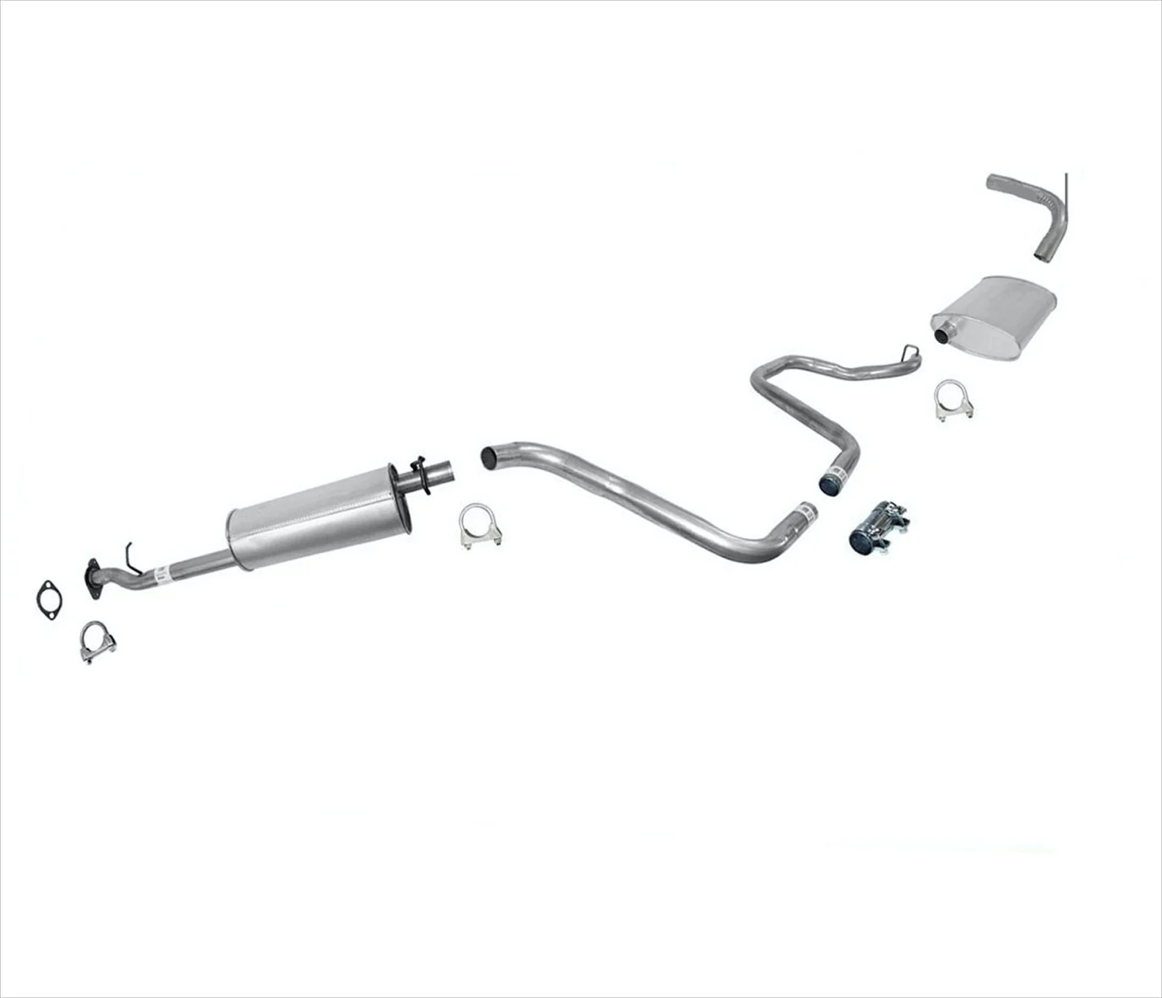 Muffler Exhaust System for Chevrolet Base Malibu 3.5L 04-06