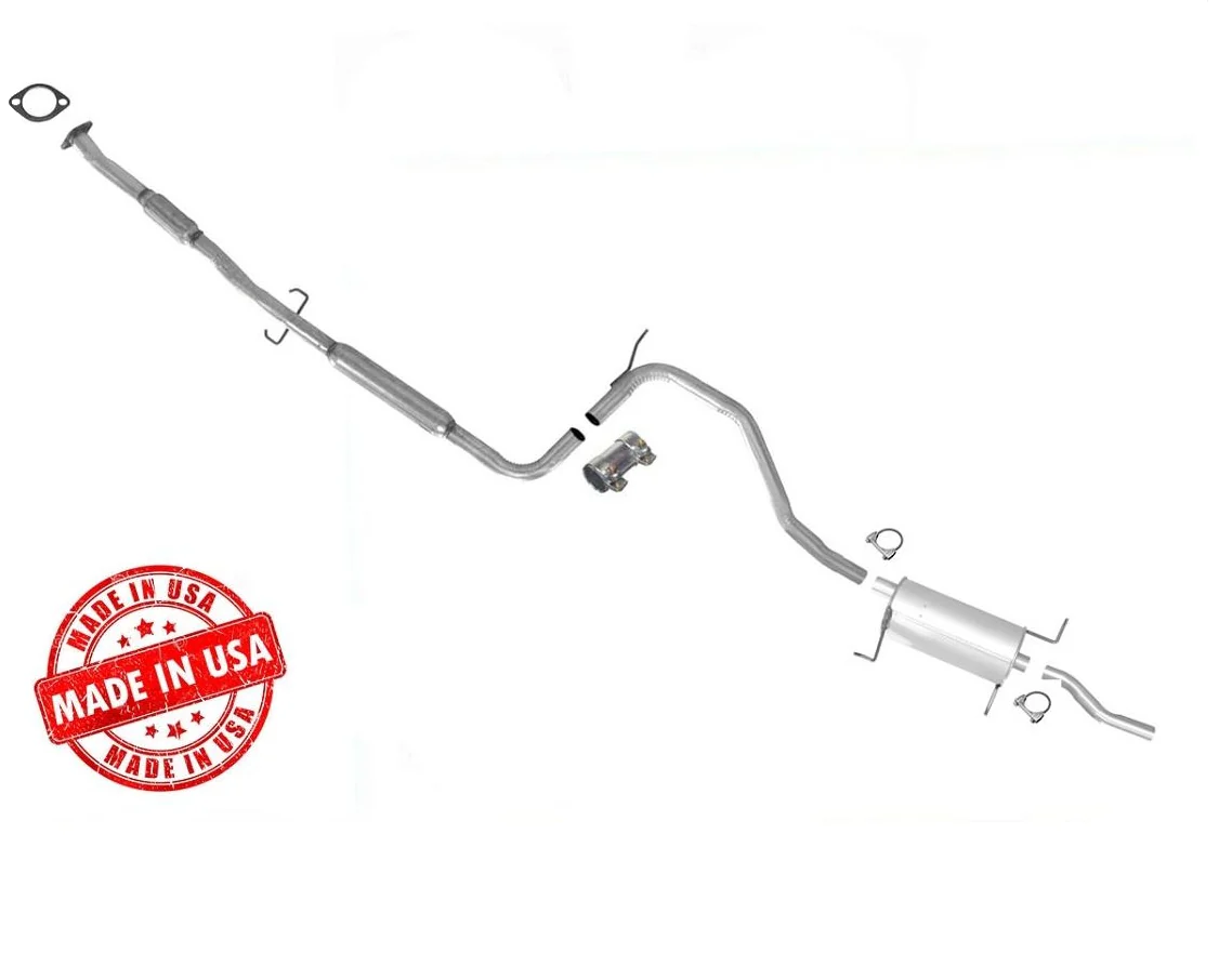 Resonator Pipe Muffler Exhaust System for Ford Escort 1.9L 1991 1994 1996 2&4Dr