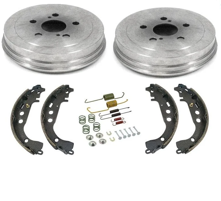 Brake Drums & Brake Shoes + Brake Springs for 00-01 Celica With Rear Drums