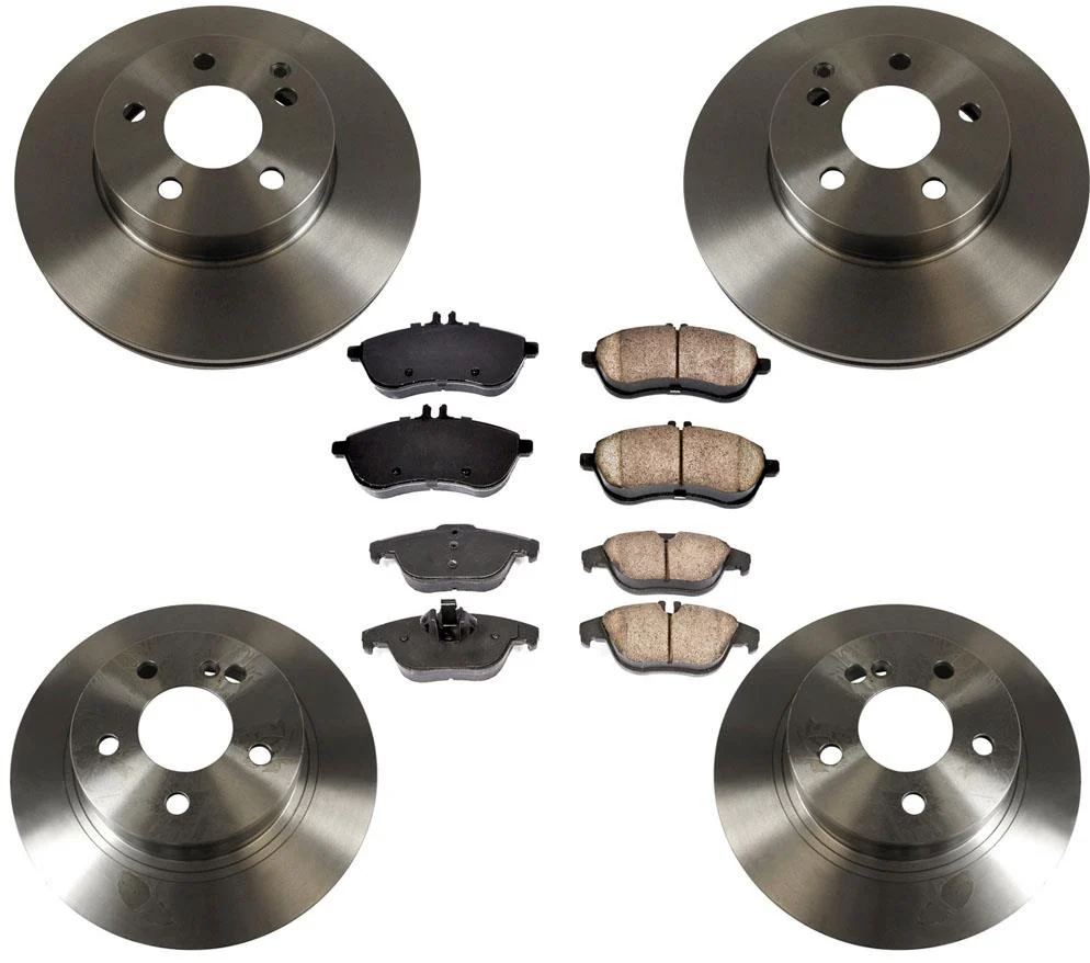 Brake Rotors Brake Pads for Mercedes Benz C230 08-09 Without Sport Package