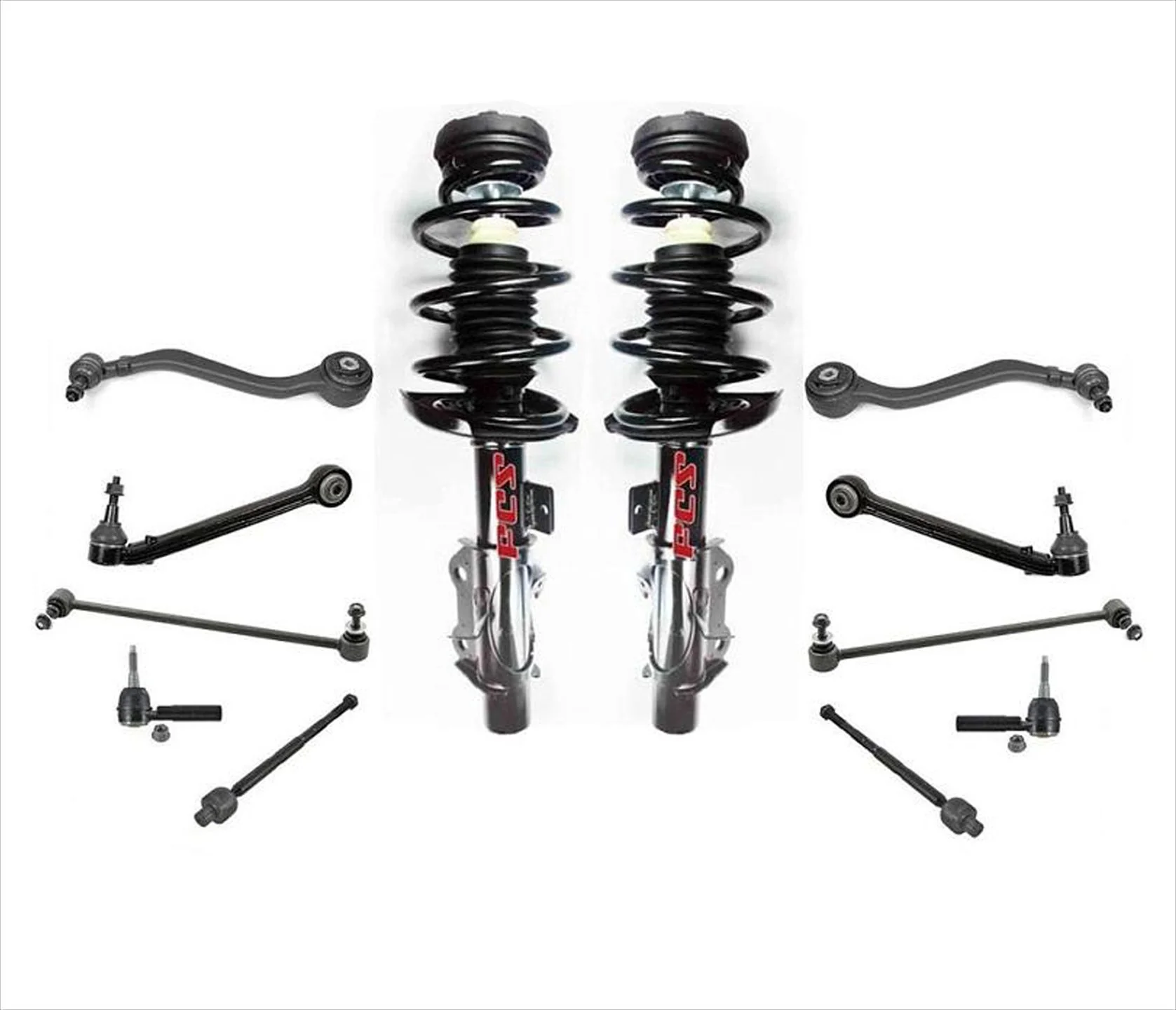 Control Arms Front Complete Coil Spring Struts For 10-12 3.6 V6 Camaro 12pc