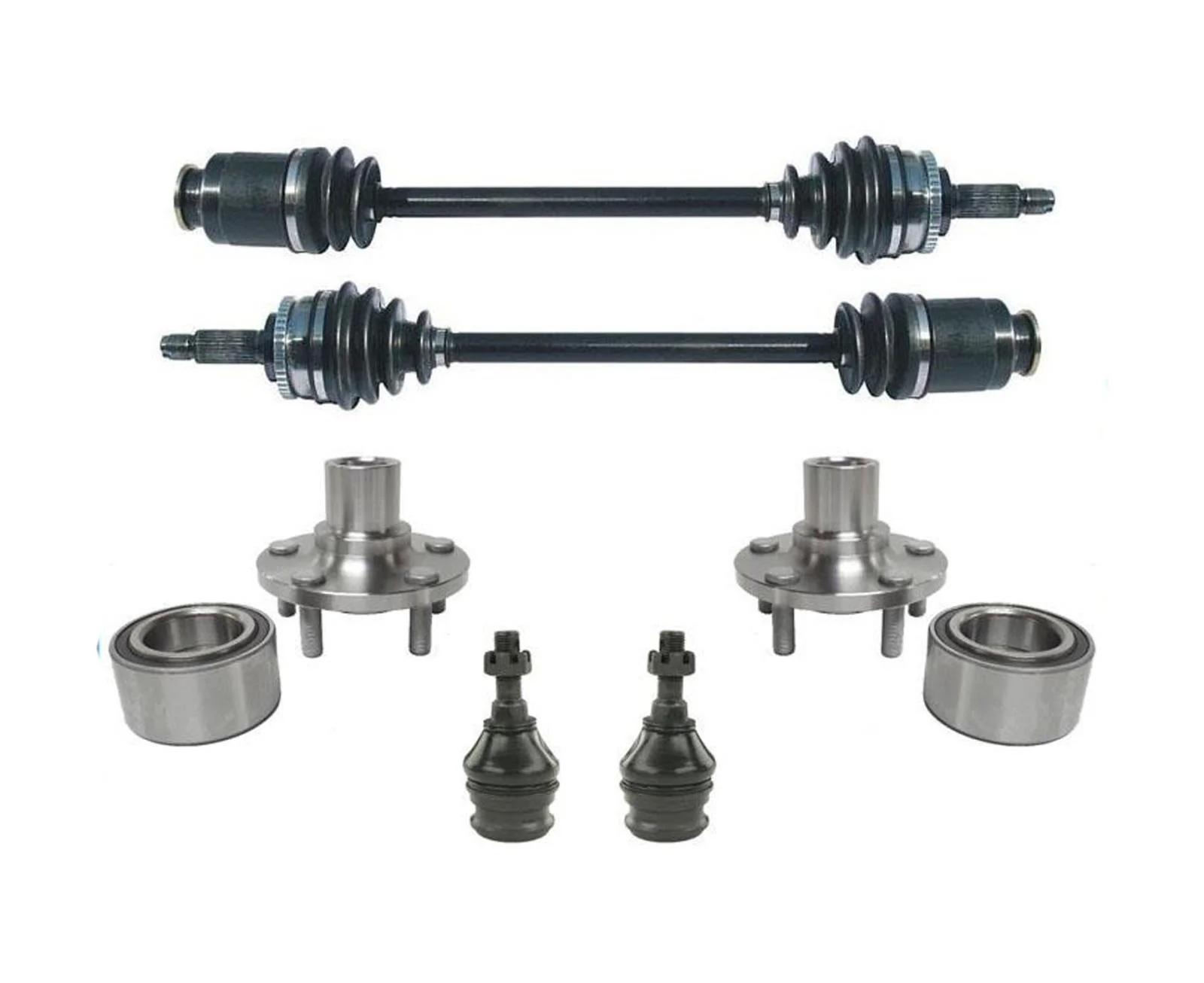 CV Axle Shaft (2) Front fits For Subaru Impreza WRX Turbo ( No STi ) 02-04