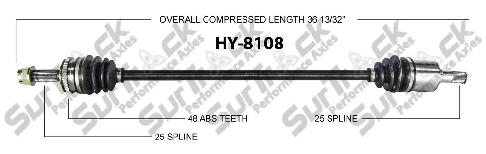 Right CV Drive Axle Shaft Fits Hyundai Accent 2006-2011 1.6L Automatic Trans