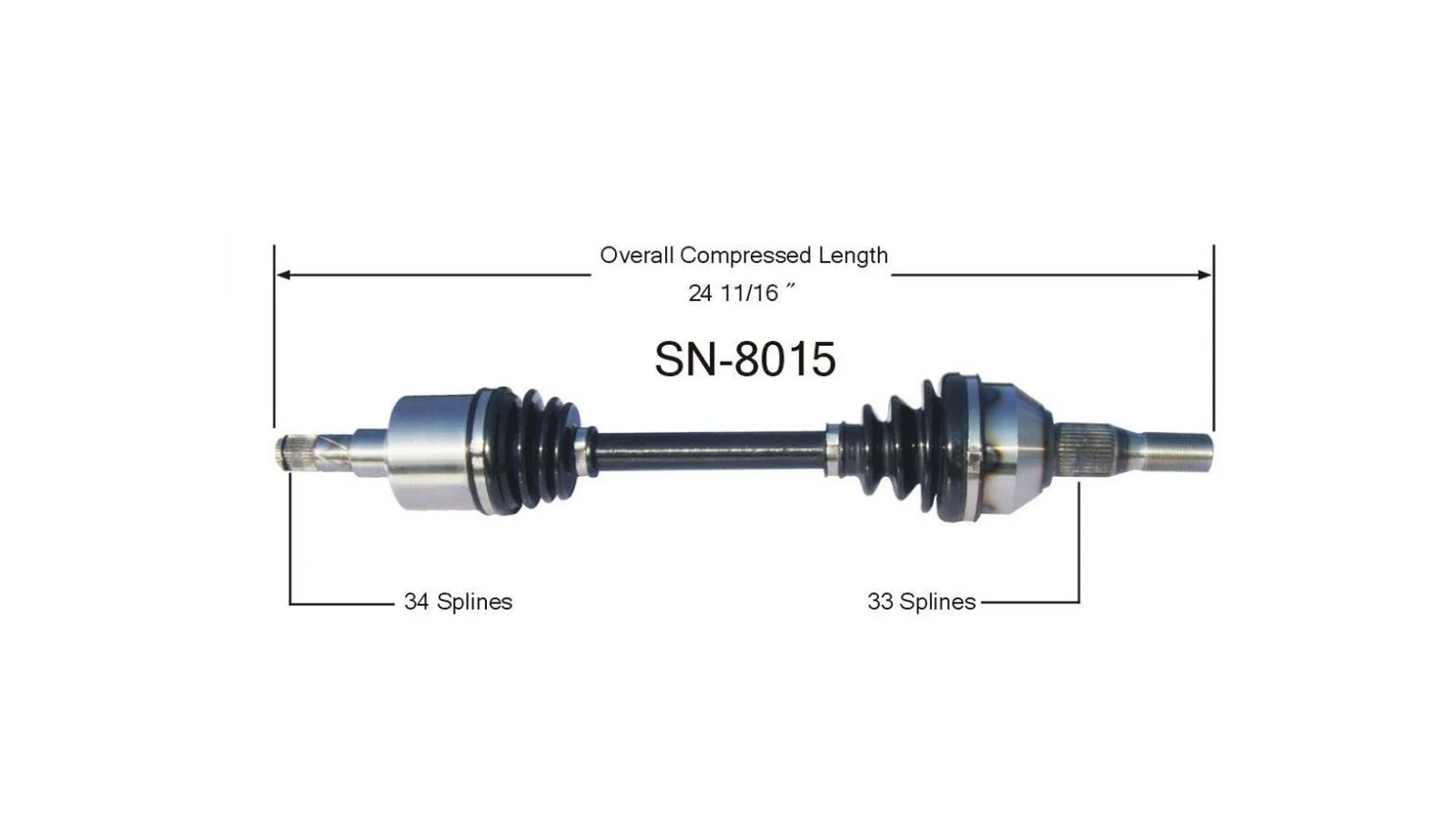 CV Drive Axle Shaft Fits Saturn Vue 2002-07 Front Driver Side