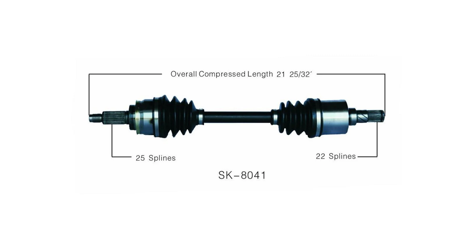 CV Driver Side Axle Shaft Fits Suzuki Swift (DOHC) 1989-94
