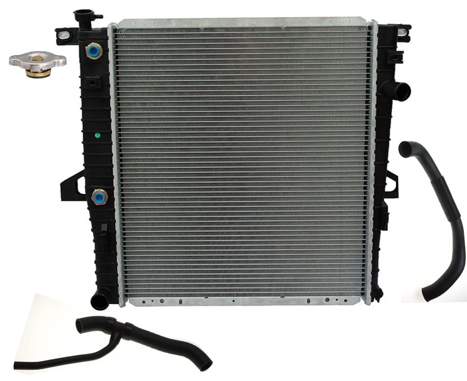 Direct Fit Radiator W Hoses & Cap For 1998-2001 Ford Ranger 3.0L 1L5Z8005JA