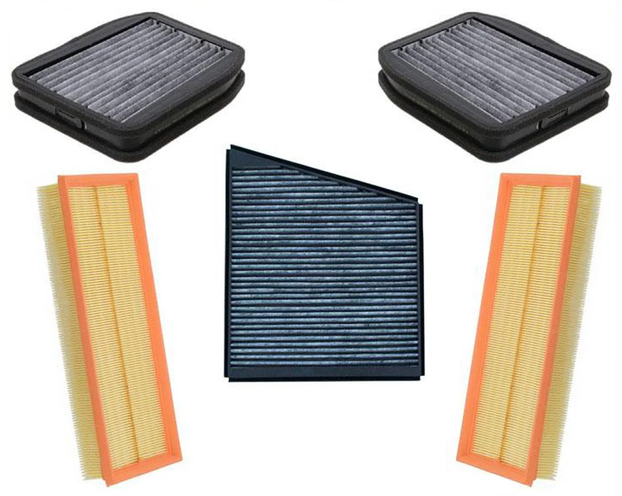 Engine & Cabin Air Filter In Heater Box 5p Kit for Mercedes-Benz E350 06-09
