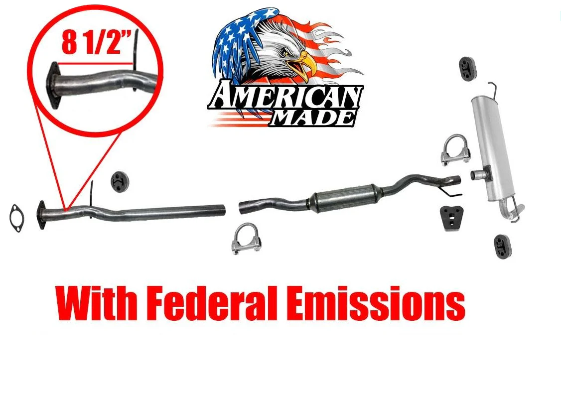 Exhaust Pipe Muffler System For Nissan Rogue 2008-2013 With Federal Emiissions