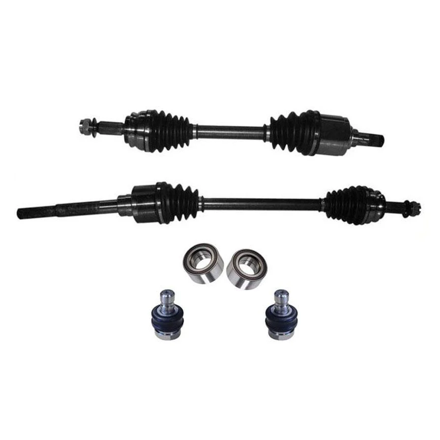 Front Axles 6Pc Kit Fits for Jeep Compass 4 Wheel Drive Automatic 2007-2012