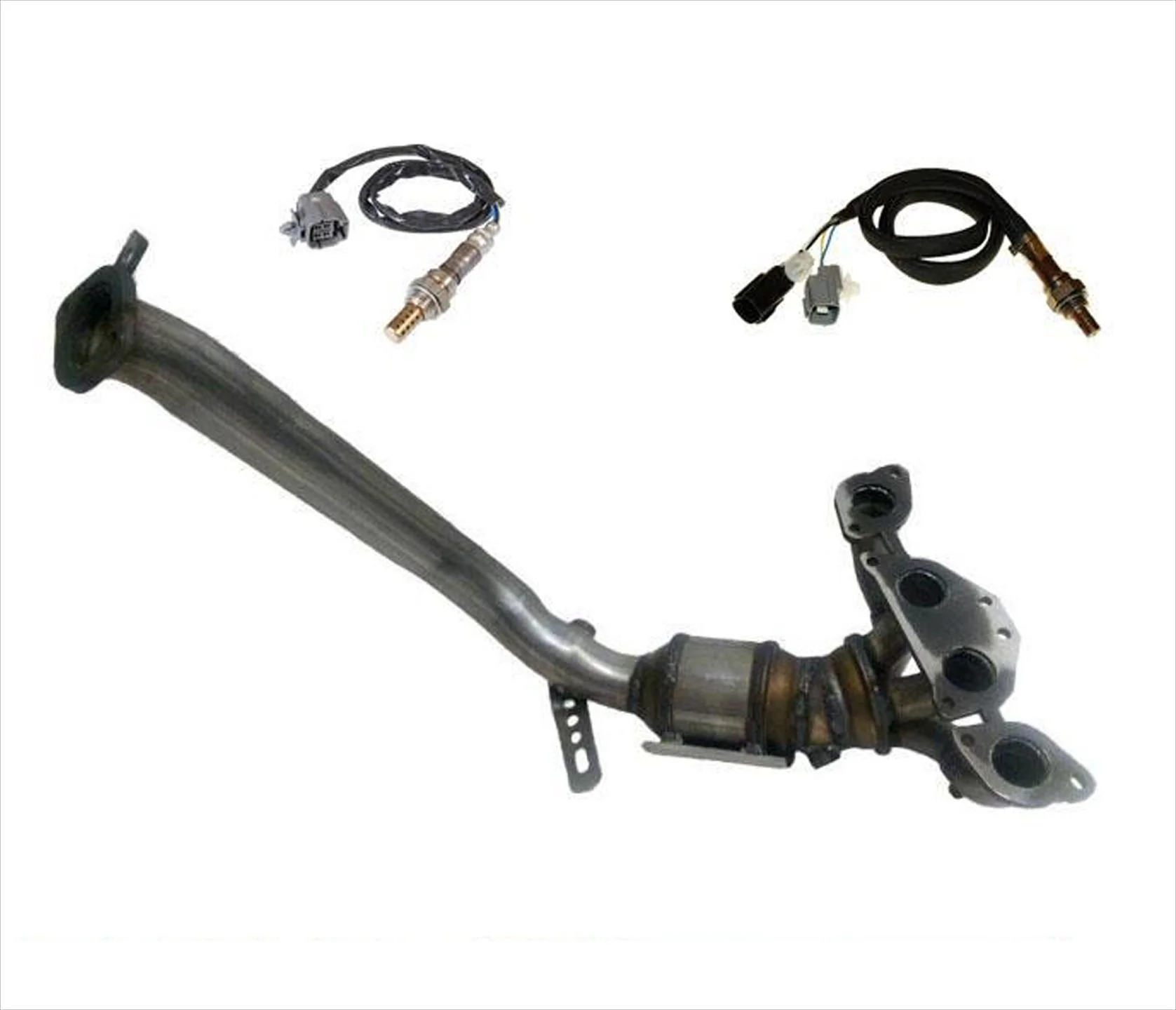 Front Catalytic Converter With (2) O2 Sensores for Mazda CX7 2.3 Turbo 07-09