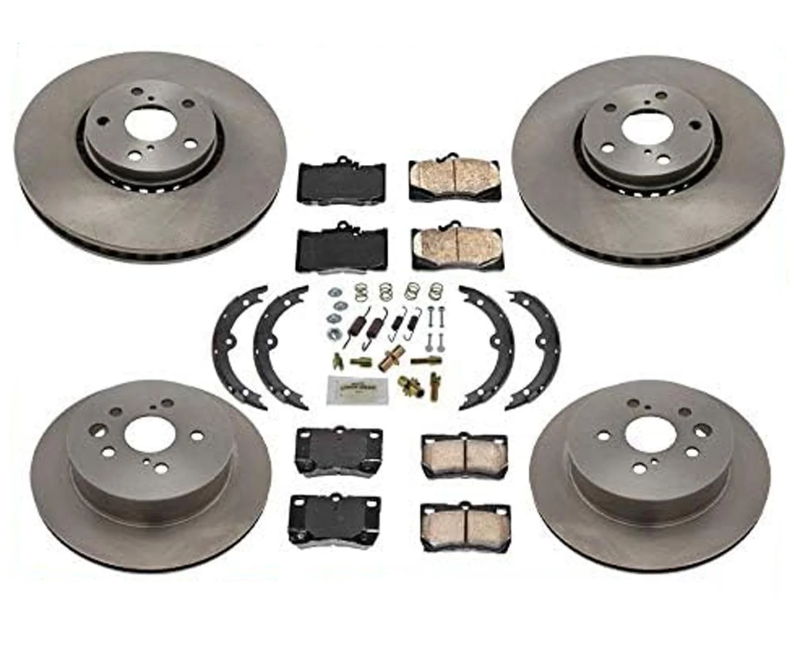 Front & Rear Brakes Disc Rotors Ceramic Pads 8pc for Lexus IS350 2009 2010 2011