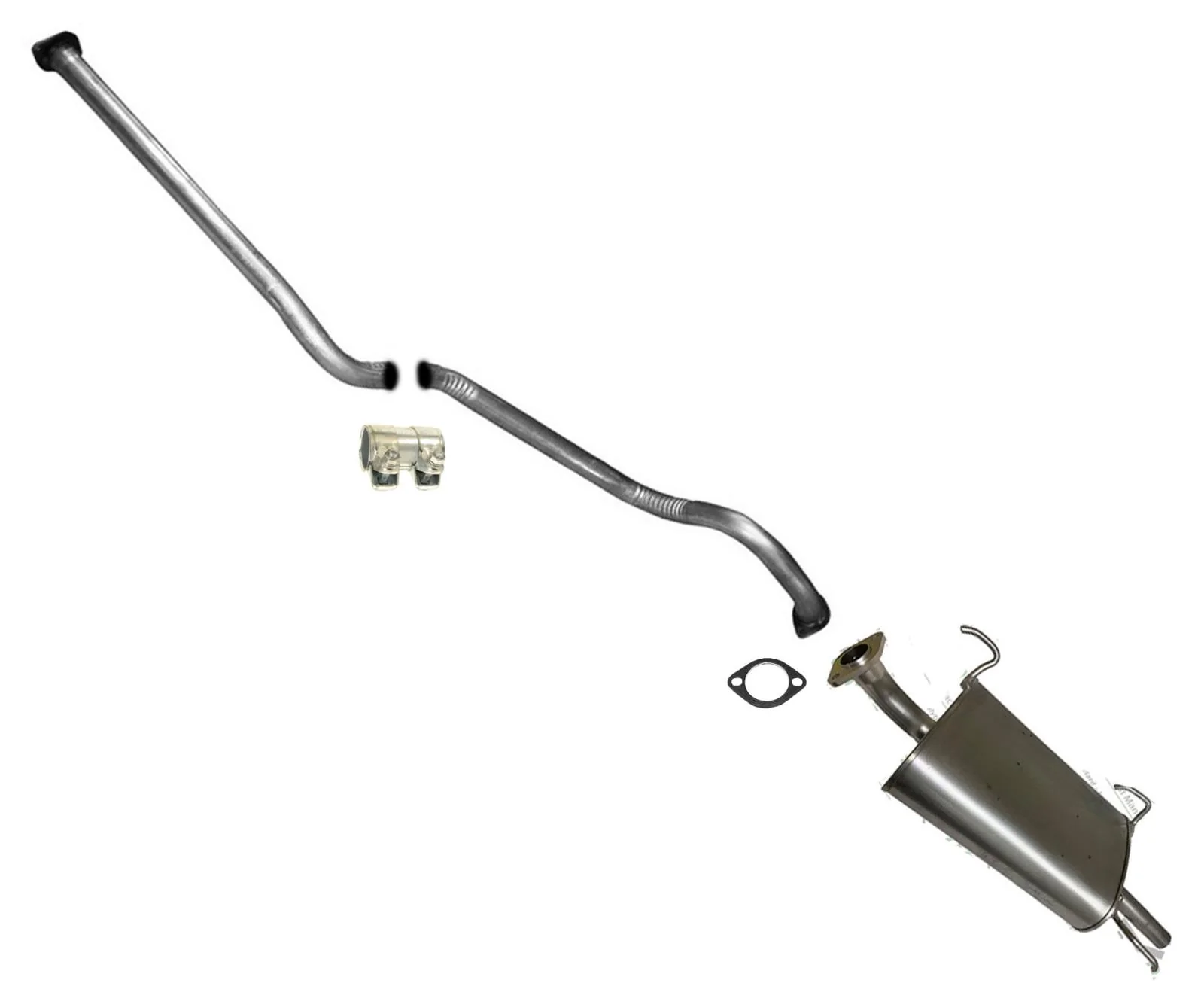 Rear Muffler Ext Pipe Exhaust System For Nissan Sentra 1.8L 02 03 2004 2005 2006