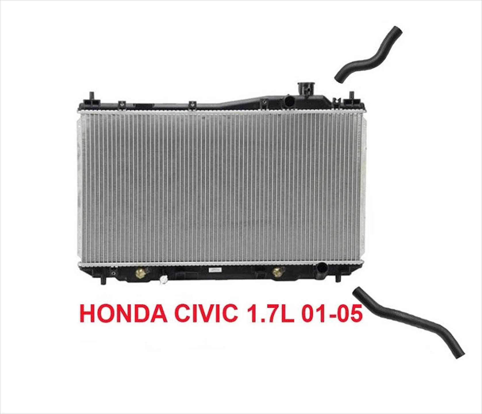 Radiator Upp Low Hoses For Honda Civic 1.7 Automatic Trans 01-05 19010PLC901 - Image 2